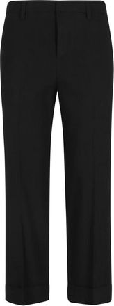 Tela Pantalone Andrew - Dames - Straight fit broeken - Zwart - M - Broeken