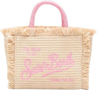MC2 Saint Barth Vanity Mini Straw N - Dames - Shoppers - Beige - ONE Size - Tassen