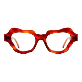 Kuboraum Gafas de sol modernas en forma de ojo de gato de carey - Accessories - Mujer - Marr&oacute;n - ONE SIZE