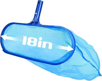 OEM 1 Red Recoge-snacks Para Piscinas, Malla Fina, Marco De Pl&aacute;stico, Borde Curvo, Para El Mantenimiento De Piscinas Y Spas