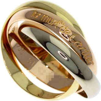 Cartier Yellow Gold (18K) Pink Gold (18K) White Gold (18K) Band Ring (Pre-Owned)