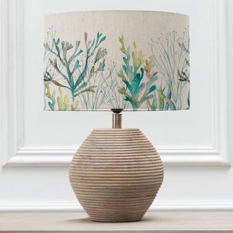 Voyage Maison Cerys Table Lamp With Coral Reef Eva Lampshade in White