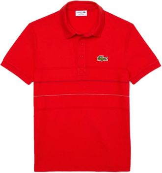 Lacoste Mouwloze Polo Ph 9710 - Heren - Polos - Rood - S - Katoen - Tops
