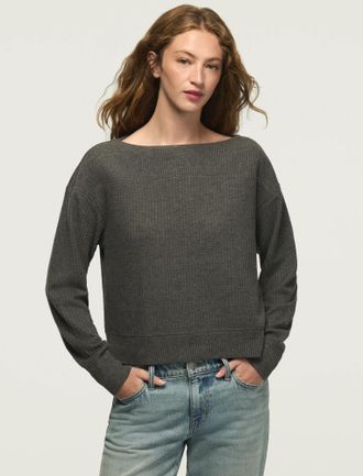 Lucky Brand Womens Cloud Bateau Popover