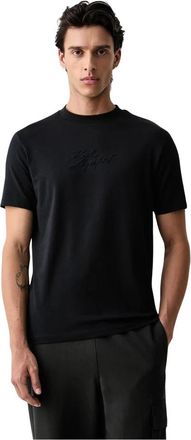 Karl Lagerfeld T-Shirt Ikon - Heren - T-shirts - Blauw - S - Katoen - Tops