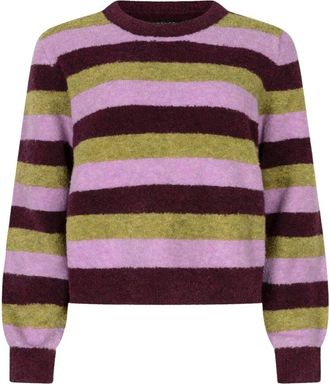Ydence Ydence - Fc2605 Aurora Pullover - Dames - Truien - Veelkleurig - Maat: XL Wol