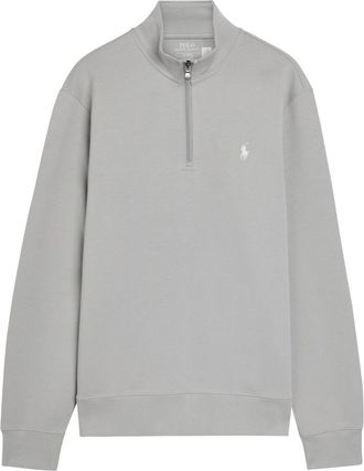 Polo Ralph Lauren Half-zip Cotton-blend Sweatshirt - Grey - Xxl