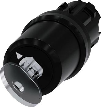 SIEMENS Interruptor De Llave, C, 22mm, Redondo, Pl&aacute;stico, Extracci&oacute;n De Llave O+i, 3su10005bf110aa0