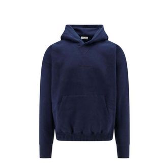 Saint Laurent Blue Cotton Mens Sweatshirt