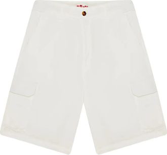 MC2 Saint Barth cargo-pocket elasticated shorts - White