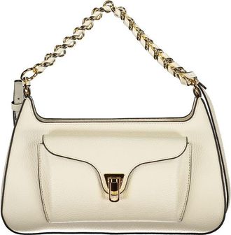 Coccinelle Bianco Leather Womens Womens Bag