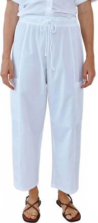 Bella Dahl Side Pocket Seamed Pant In White