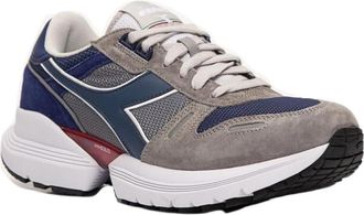 Diadora Grijze Su&egrave;de Titan TRX Sneakers - Heren - Sneakers - Veelkleurig - 42 EU - Su&egrave;de - Schoenen