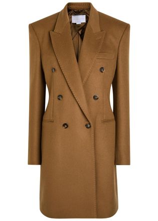 Stella McCartney Stella Mccartney Double-breasted Wool Blazer - Brown - 38 (UK6 / XS)