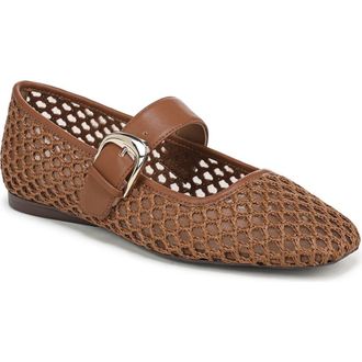 Naturalizer Cosmic Mary Jane Flat in Walnut Wake at Nordstrom, Size 7.5