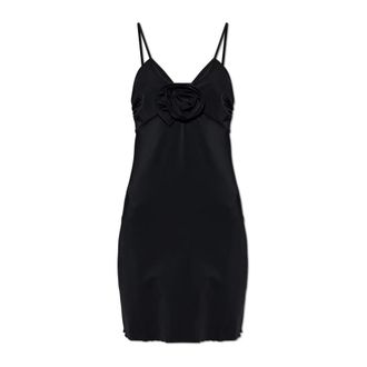 Moschino Short Dresses, female, Black, Size: XS Spaghetti Strap Beach Dress