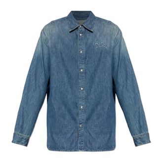 Diesel D-Simply-S15 Shirt - Heren - Spijkeroverhemden - Blauw - XS - Katoen - Overhemden