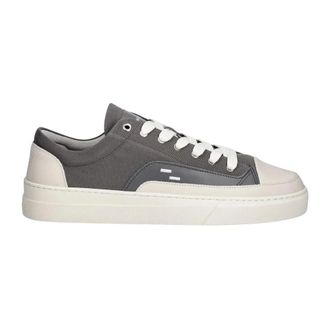 Filling Pieces Schoenen, Heren, Grijs, 44 EU, Katoen, Riviera Low