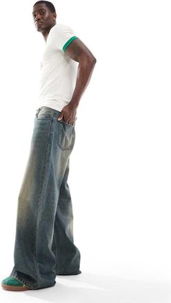 Cotton On super baggy Y2K jeans in washed blue