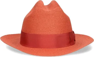 Borsalino Cappello Ennis con nastro - Arancione