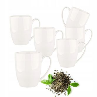 OEM Tazas De Caf&eacute; Y T&eacute; Con Asa, Juego De 6, Altom Design Bella 320 Ml