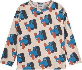 Bobo Choses Doggy Mate print T-shirt - kids - Cotton/Organic Cotton - 4-5 - Neutrals