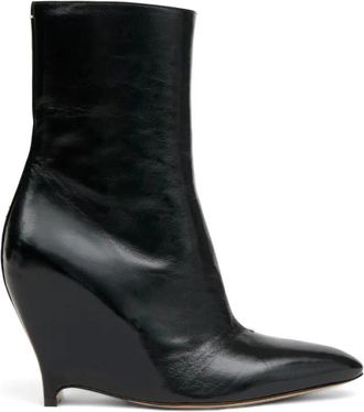 Maison Margiela Schoenen, Dames, Zwart, 37 1/2 EU, Heeled Boots