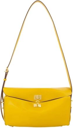 Balenciaga Le 7 Schoudertas Medium - Dames - Schoudertassen - Geel - ONE Size - Leer - Tassen