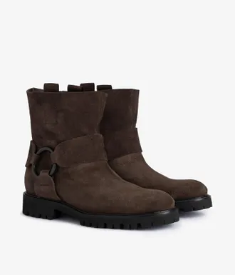 Pedro Garcia Combat booties in brown leather | Sandor | Autumm - Winter 26 |