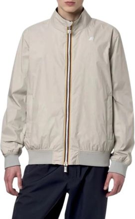 K-Way Blouson - Heren - Zomerjassen - Beige - S - Nylon - Jassen