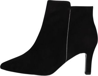 Peter Kaiser 75334 Enkellaarsjes - Dames - Laarzen met Hak - Zwart - 39 EU - Leer - Schoenen