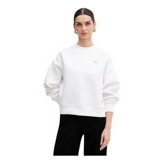 Lacoste Dames, Sweatshirts & Hoodies, Wit, Maat: XL