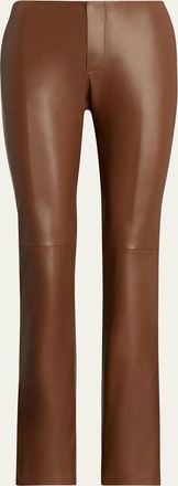 Ralph Lauren Collection Bejamen Soft Leather Pants