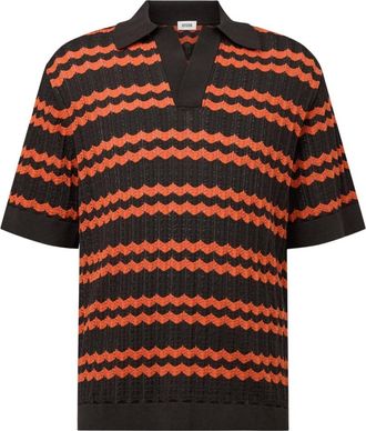 Drykorn Truien & Vesten, Heren, Bruin, M, Laurenzzo V-hals Gebreide Kleding