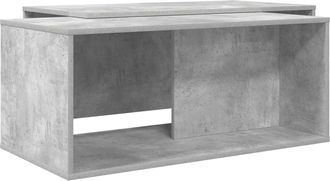 vidaXL Juego De Mesas De Centro 2 Uds. Gris Concreto 90 X 48 X 40 Cm Vidaxl