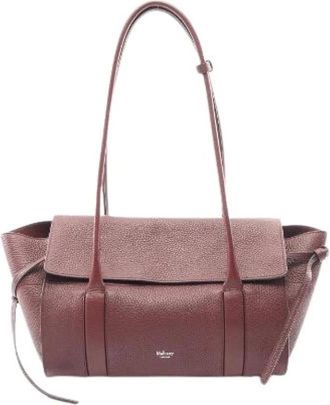 Mulberry Pre-owned Small Soft Bayswater Leather Tote Bag - - Pre-owned - Donna - Rosso - ONE SIZE