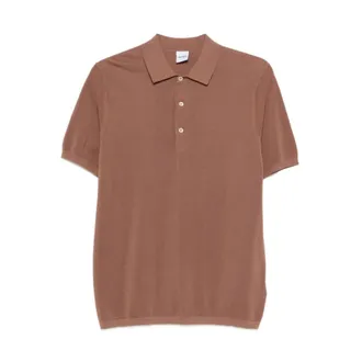 Aspesi Round-neck Knitwear, male, Brown, Size: XL Round-neck T-shirt