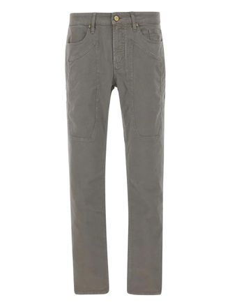 Jeckerson John belt loops stitching trousers - Grey