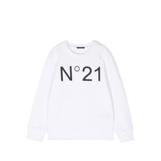 N&deg;21 Crew-neck Sweatshirt with Logo