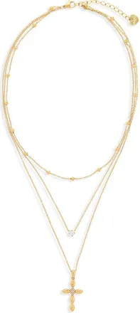Bracha Glory Layered Necklace in Gold at Nordstrom
