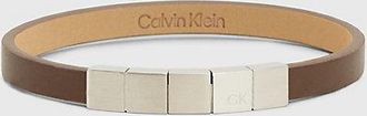 Calvin Klein Pulsera minimalista de piel ajustable