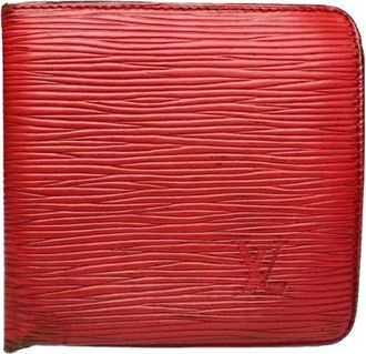 Louis Vuitton Pre-owned Vintage Leren Portemonnee - Dames - Vintage Accessoires - Rood - ONE Size - Leer - Vintage