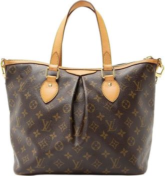Louis Vuitton Brown Monogram Canvas Palermo Pm (Authentic Pre-Loved)