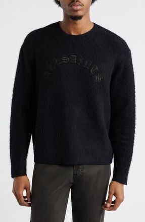 AllSaints Curv Alpaca & Wool Blend Sweater in Black at Nordstrom Rack, Size Xx-Large