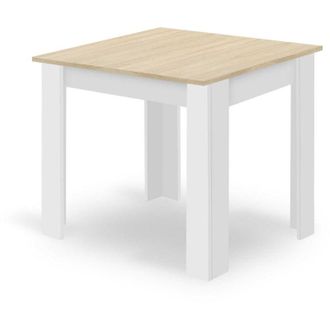 OEM Mesa Np 80x80 Roble Sonoma + Blanco
