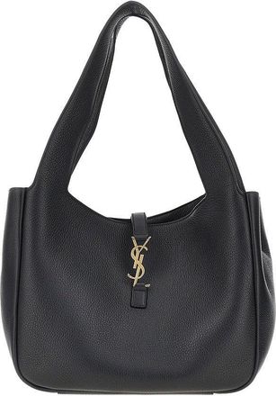 Saint Laurent Le 5 &agrave; 7 Bea grained leather shopping bag Woman One Size
