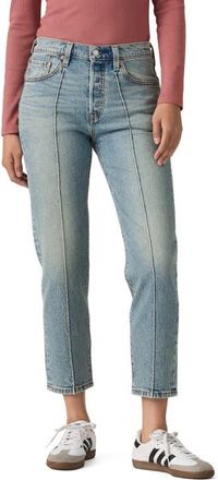 Levi's 501 High Waist Crop Straight Leg Jeans in What Now at Nordstrom, Size 25 26