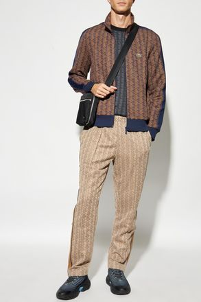 Lacoste T-shirt With Logo Patch, Mens, Grey