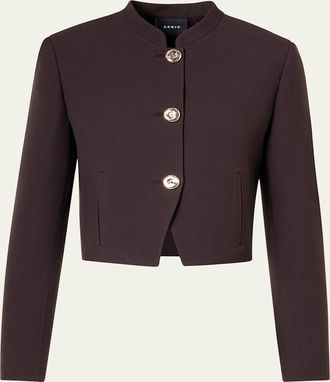 Akris Kadet Short Wool Jacket