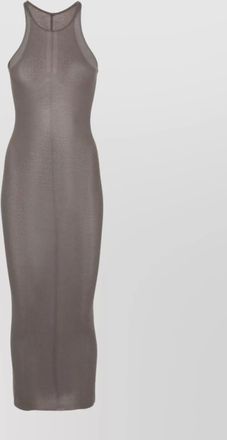 Rick Owens fitted ribbed tank dress